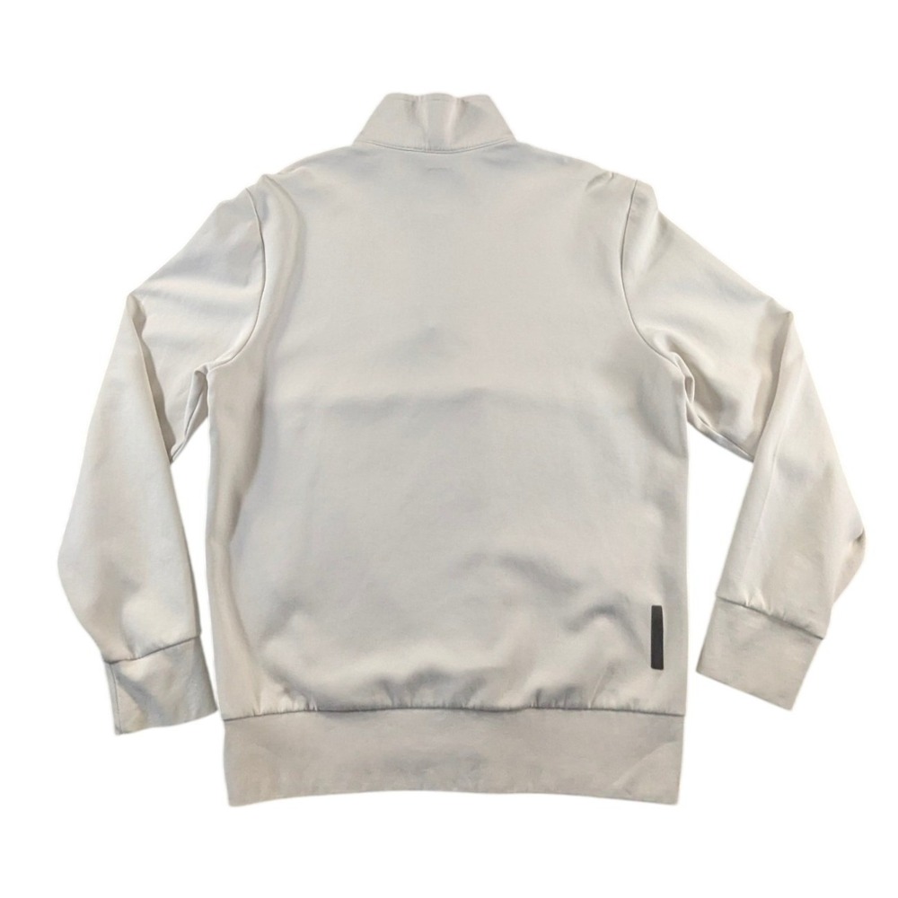 BRAX LAB Lovis Quarter Zip‎ Technical Pullover Off White Cream Size M View 2